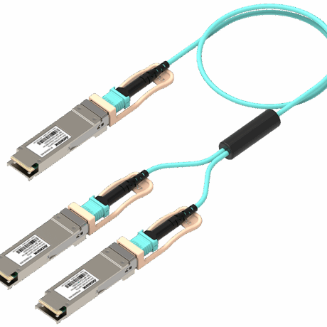 200G QSFP56 to 2x100G QSFP56 AOC